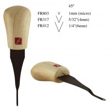 Flexcut 45-degree Palm V-Tools Flexcut 45-degree Palm V-Tools