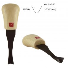 Flexcut 60-degree Soft-V Palm Tool - 1/2'' (12mm) FR760