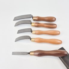 5 Graduated Auriou Curved Sole Ironing Rasps [New]