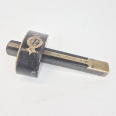An Ebony & Brass Mortise Gauge [Vintage]