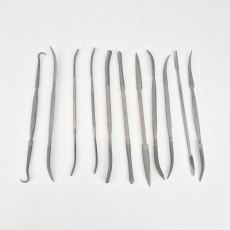 11 Medium Cut English Made Rifflers [Vintage]