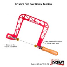 Knew Concepts 5'' Mk.V Fret Saw with Screw Tension