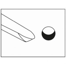 Robert Sorby Fingernail Profile Spindle Gouge 1/2'' Robert Sorby Fingernail Profile Spindle Gouge 1/2''