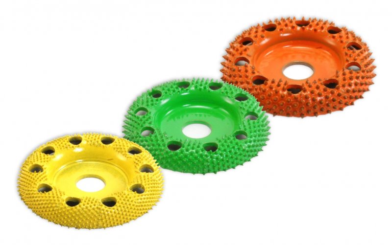 Saburrtooth Saburrtooth 2'' (50mm) Round (Donut) Faced Shaping Wheel with Holes