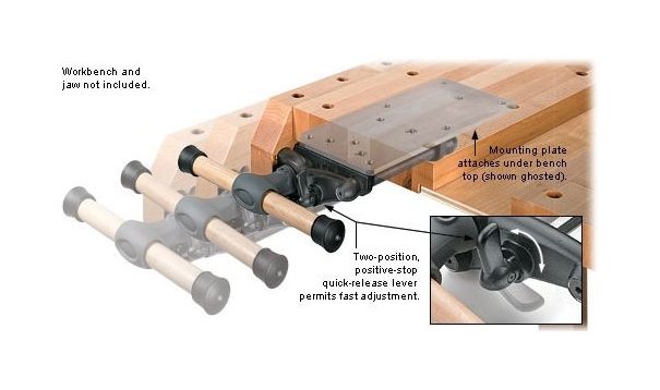 Veritas Veritas Quick-Release Sliding Tail Vice