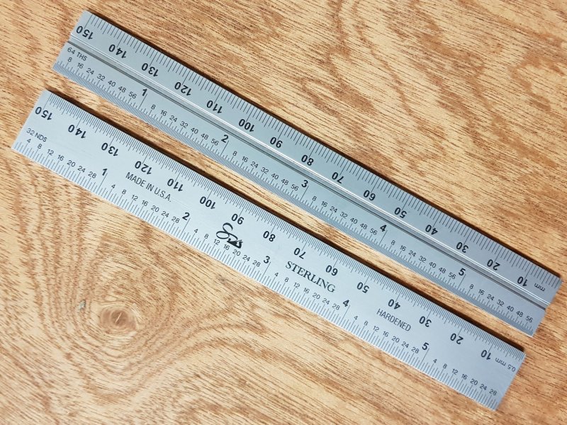 Sterling Tool Works Sterling Tool Works Combination Rule - Metric/Imperial 6''