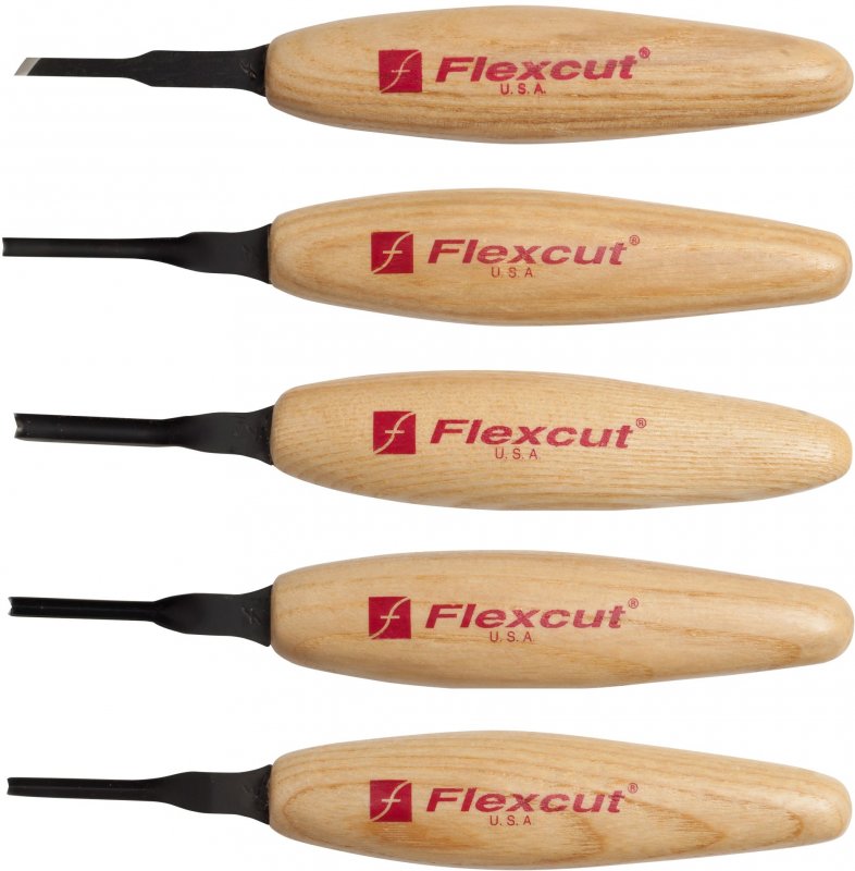 Flexcut Flexcut 3mm Mixed Profile Micro Tool Set MT930