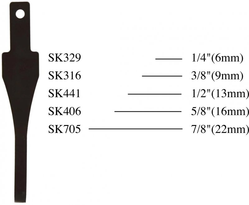 Flexcut Flexcut Single Bevel Chisels