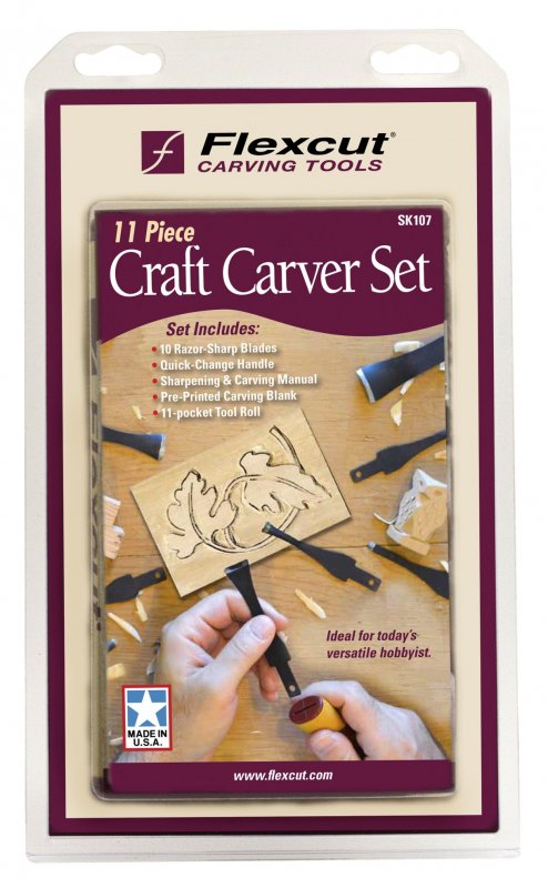 Flexcut 11 Piece Craft Carver Set SK107 - Classic Hand Tools Limited