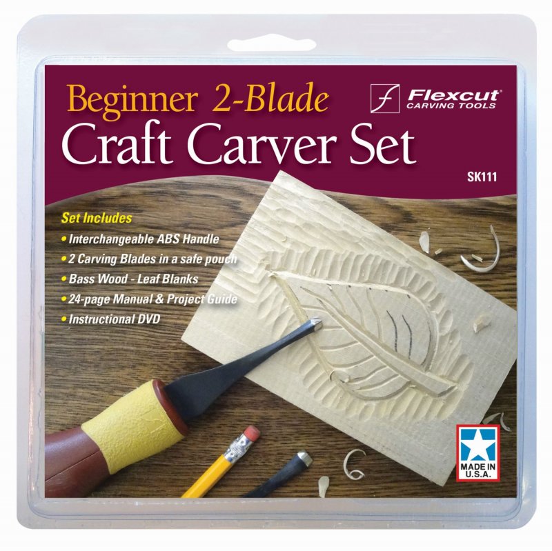 Flexcut Flexcut Beginners 2-Blade Craft Carver Set SK111