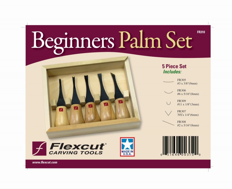 Flexcut FR405 Deluxe Palm Set