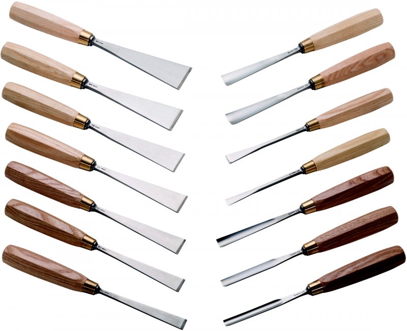 Auriou Chris Pye 14 Piece Letter Carving Set