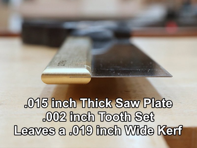 Rob Cosman 3 4 Dovetail Saw Classic Hand Tools Limited