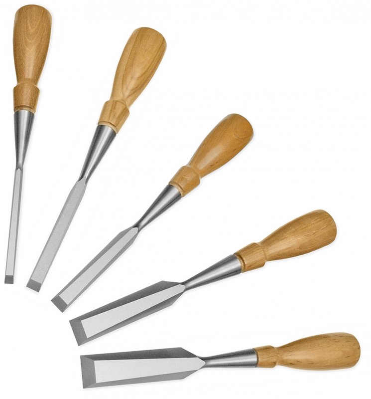 Lie-Nielsen Toolworks Lie-Nielsen Set of 5 Bevel Edge Chisels