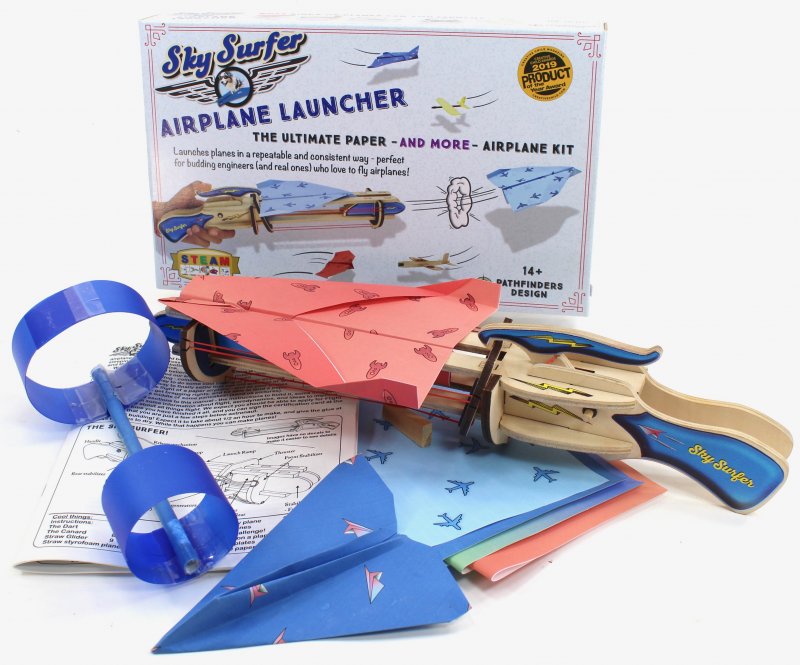 Pathfinders Surfer Airplane Wooden Kit