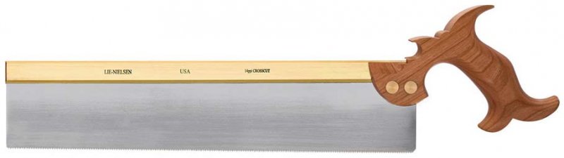 Lie-Nielsen Toolworks Lie-Nielsen Tapered Carcass Saw with Cherry Handle