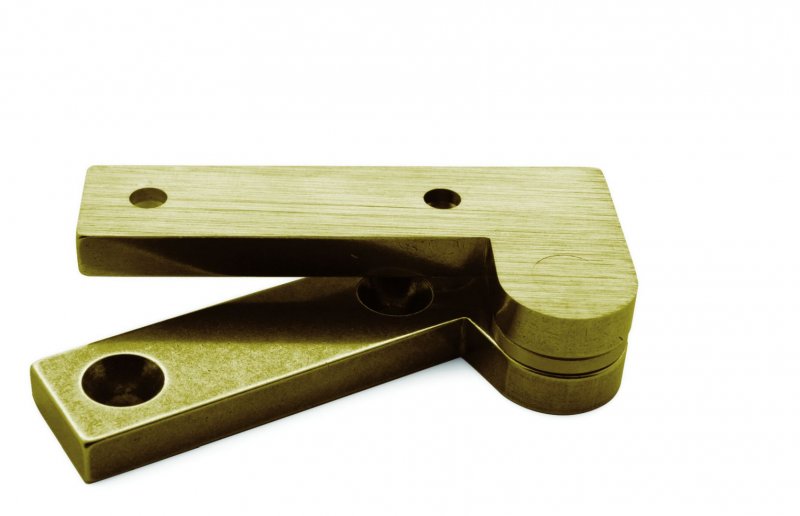 Brusso Brusso Brass Offset Pivot Hinge L-93