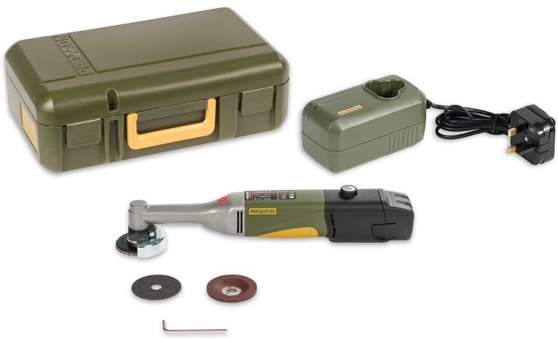 Proxxon Proxxon Cordless Long Neck Angle Grinder Set