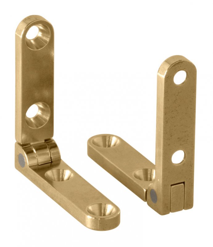 Brusso Brusso Brass Side Rail Hinge SR-638