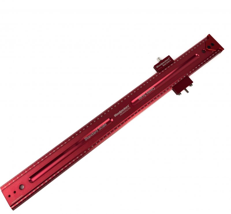 Friday Finds Woodpeckers 600mm Centre/Standard Scale rule w/ Rule Stop 2 & End Stop [Preowned, Unused, SOLD]