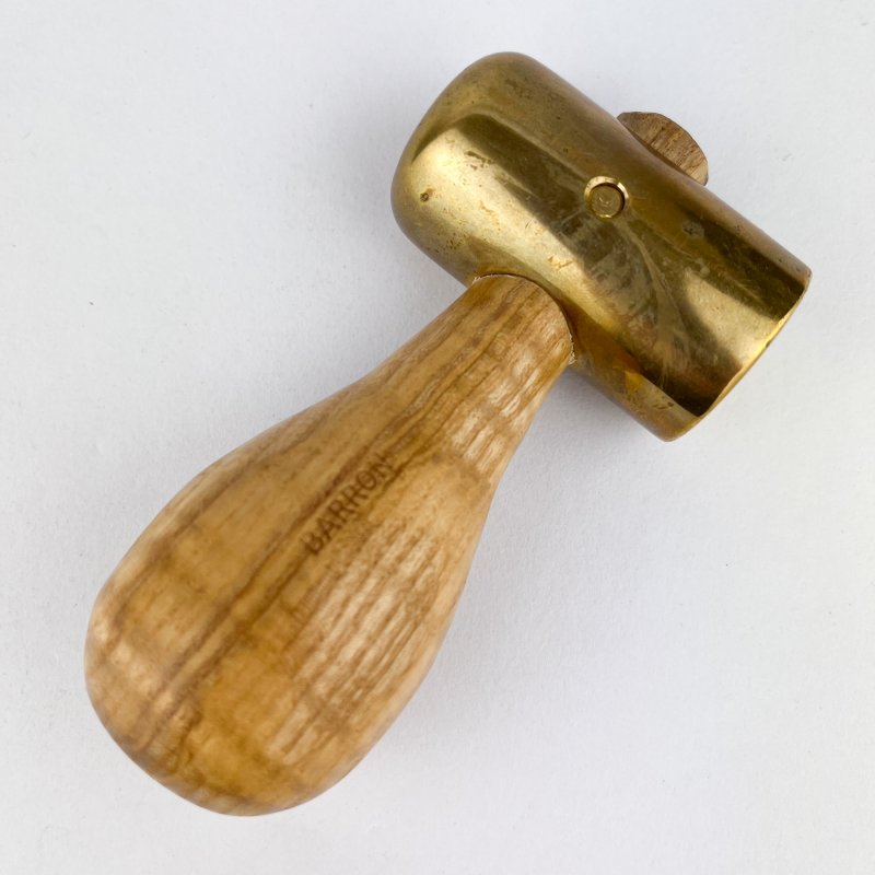 Friday Finds David Barron Brass Chisel Hammer [Preowned, SOLD]