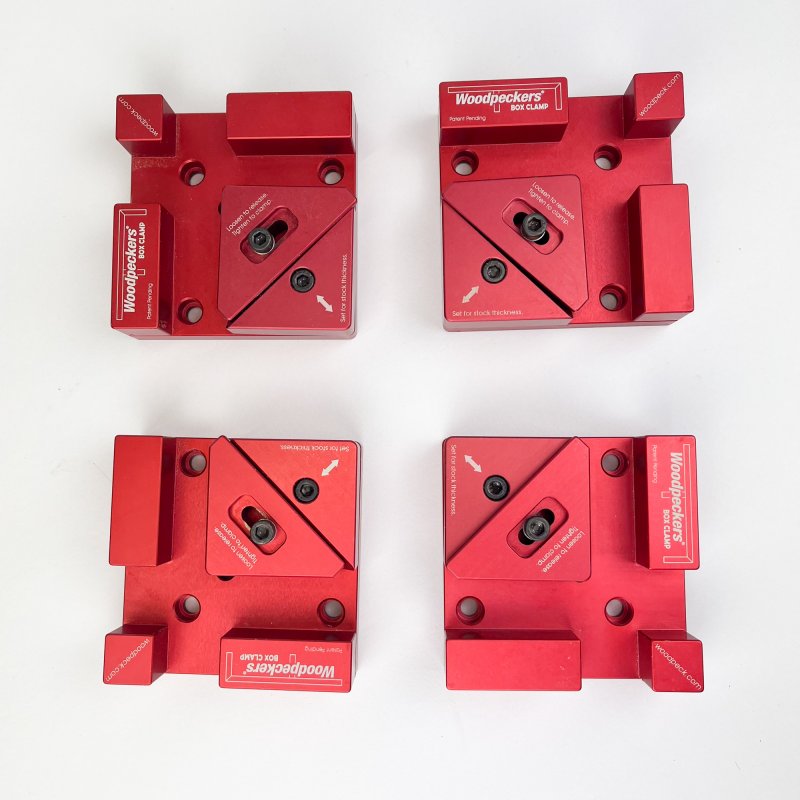 Friday Finds Woodpeckers Box Clamps - Set of 4 [Preowned, SOLD]