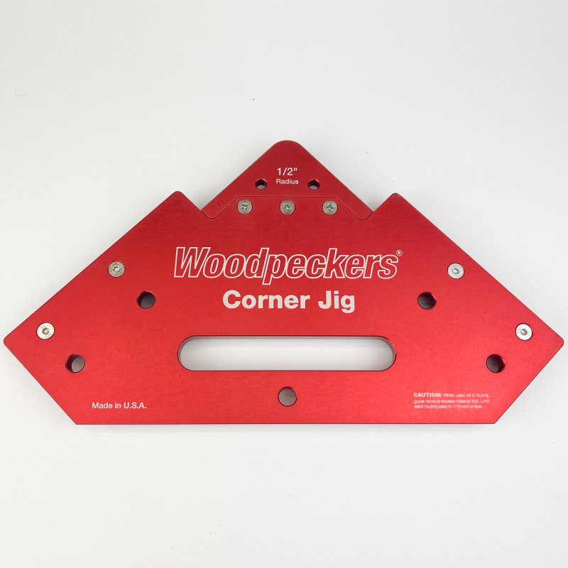 Friday Finds Woodpeckers Corner Jig (with 12 Radius and 6 Chamfer Attachments) [Preowned, SOLD]