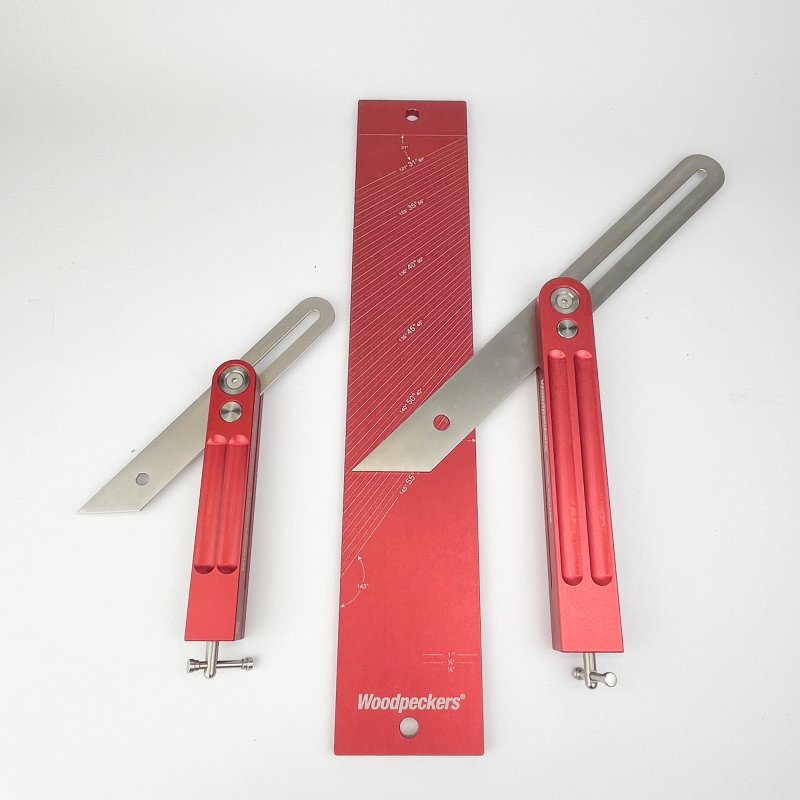 Friday Finds Woodpeckers Medium & Large Bevel Squares & Reference Plate - The Deluxe Set [Preowned, SOLD]