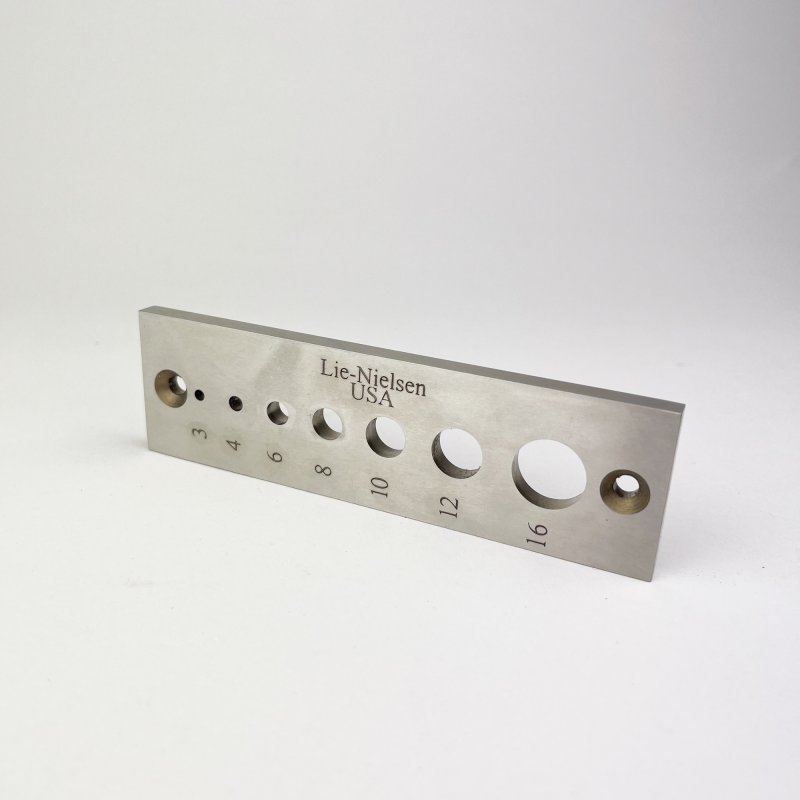 Friday Finds Lie-Nielsen Toolworks - Metric Dowel Plate [Preowned, Unused, SOLD]