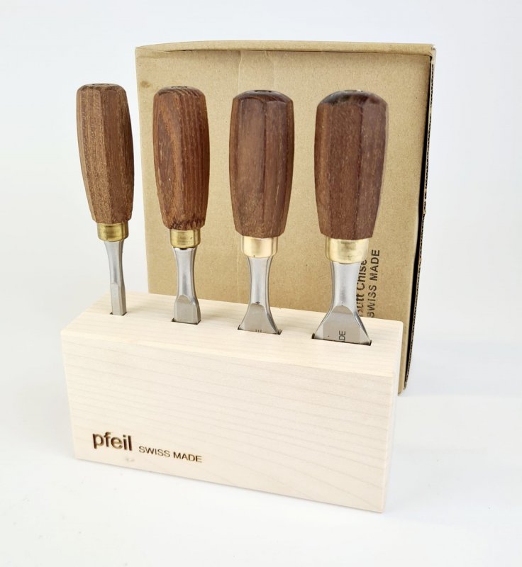 Friday Finds Set of 4 Butt Chisels - Pfeil Swiss Made [Preowned, SOLD]