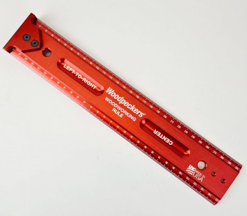 Friday Finds Woodpeckers 300mm Rule with end stop [Preowned, Unused, SOLD]