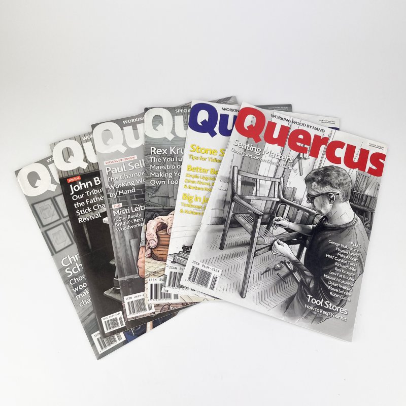 Friday Finds Quercus Magazine – Working Wood by Hand – 6 back issues [Clearance]