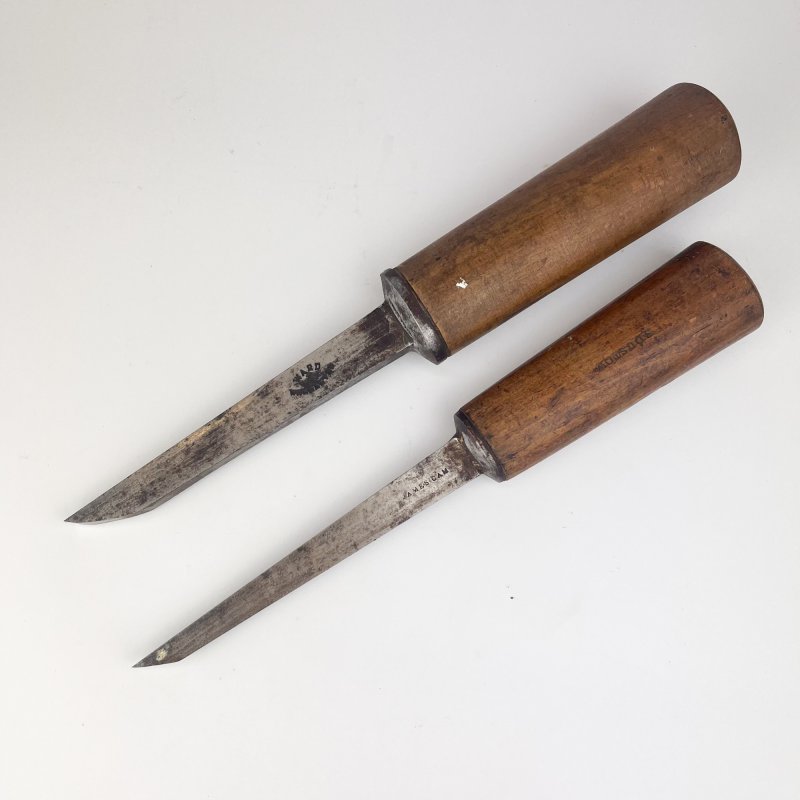 Friday Finds 2 Good Oval Handled Mortise Chisels 3/16'' & 3/8'' [Vintage]