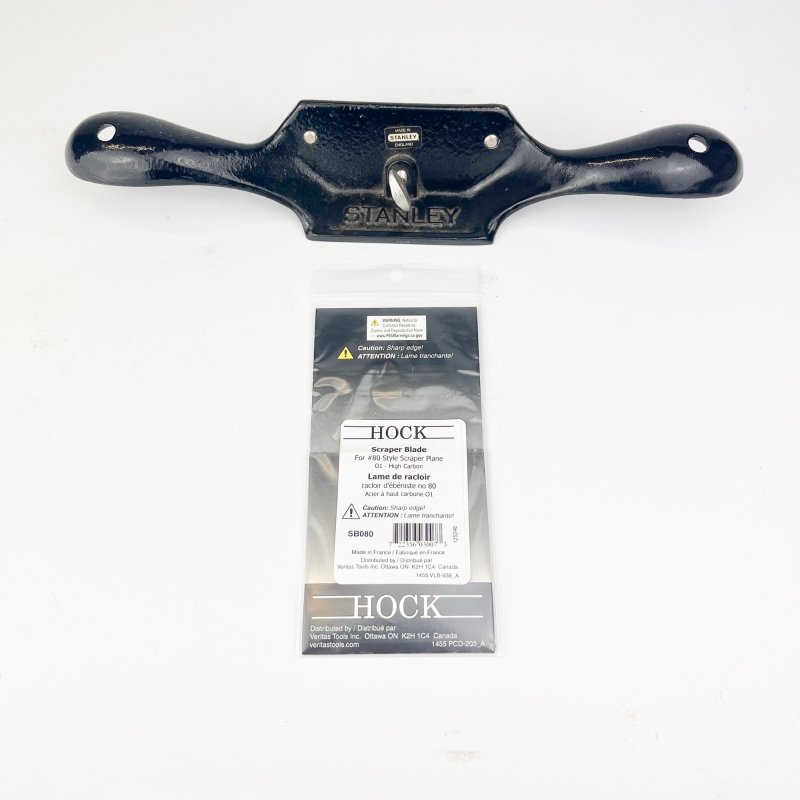 Friday Finds Stanley No.80 Cabinet Scraper (with a Hock Replacement Blade) [Pre-owned]