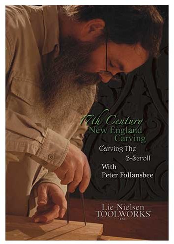 17th Century New England Carving: Carving the S-Scroll