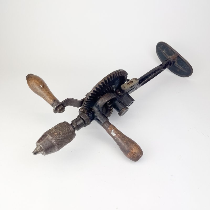 Friday Finds Interesting Bevel Gear Drill with spirit level [Vintage]