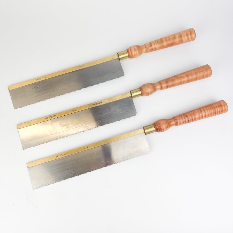 Friday Finds Lie Nielsen Toolworks – Set of 3 Pistol-grip Dovetail Saws [Rare]
