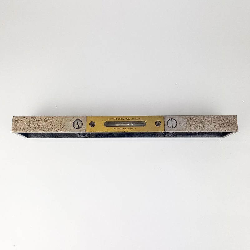 Friday Finds J Rabone & Sons Steel and Brass 12” decorative Machinists Spirit Level [Vintage]