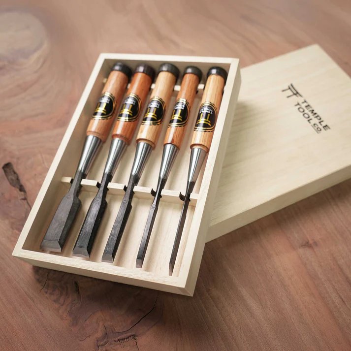 Temple Tool Co. Temple Tool Co. Japanese Bench Chisel Set