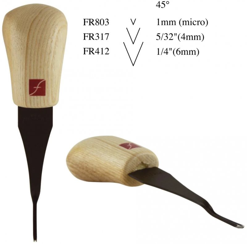 Flexcut Flexcut 45-degree Palm V-Tools