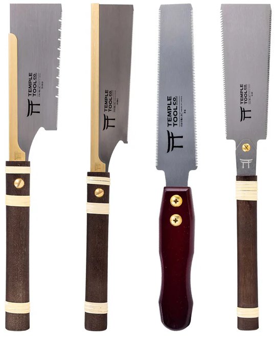 Temple Tool Co. Temple Tool Co. Fine Joinery 4 Saw Set