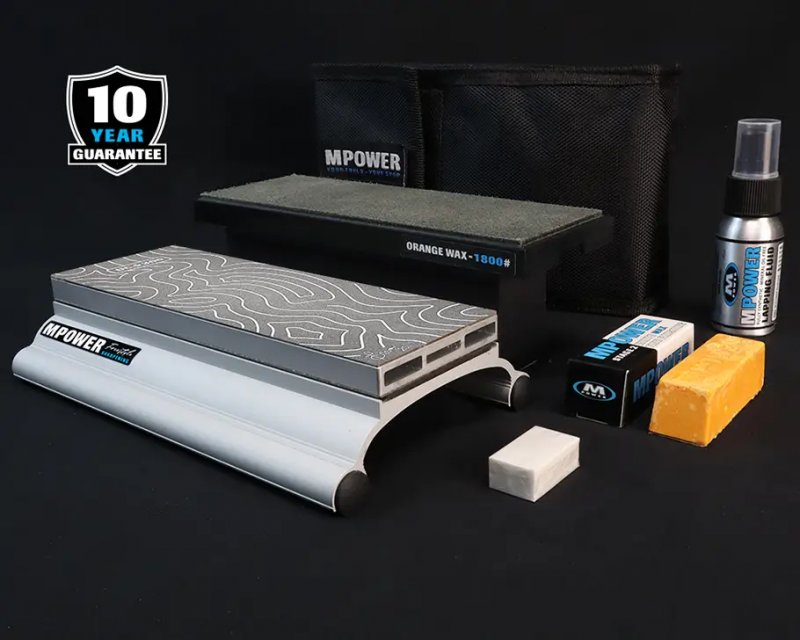 MPOWER MPOWER Double Sided Diamond Sharpening Stones with Base