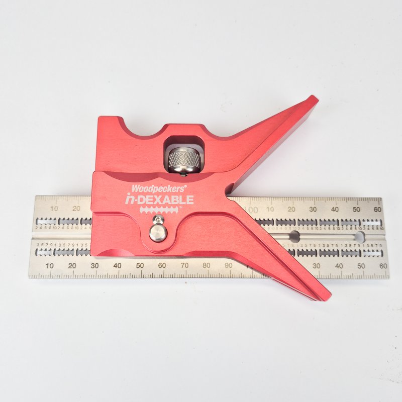 Friday Finds Woodpeckers In-Dexable Centre Finder with 150mm Rule [Pre-owned]