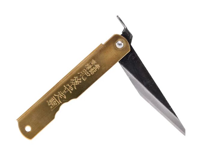 Temple Tool Co. Japanese Higonogami Single-Bevel Marking Knife