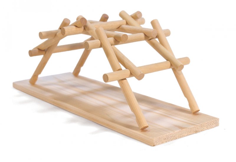 Pathfinders Da Vinci Bridge Wooden Kit