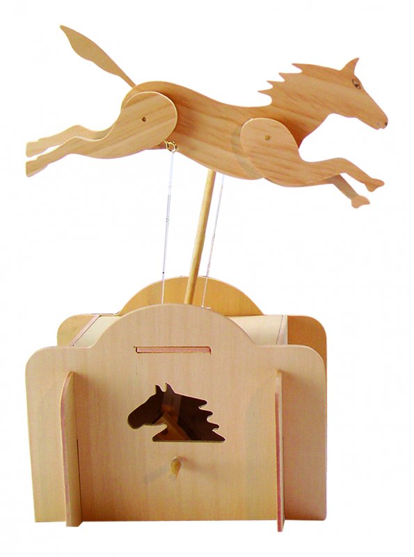 Pathfinders Jumping Horse Wooden Kit