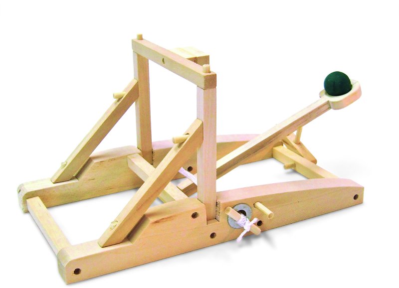 Pathfinders Medieval Catapult Wooden Kit
