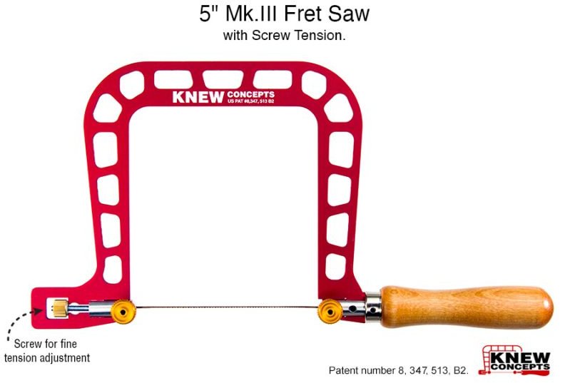 Knew Concepts Knew Concepts 5'' Fret Saw with Screw Tension