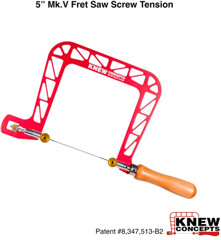 Knew Concepts Knew Concepts 5'' Mk.V Fret Saw with Screw Tension