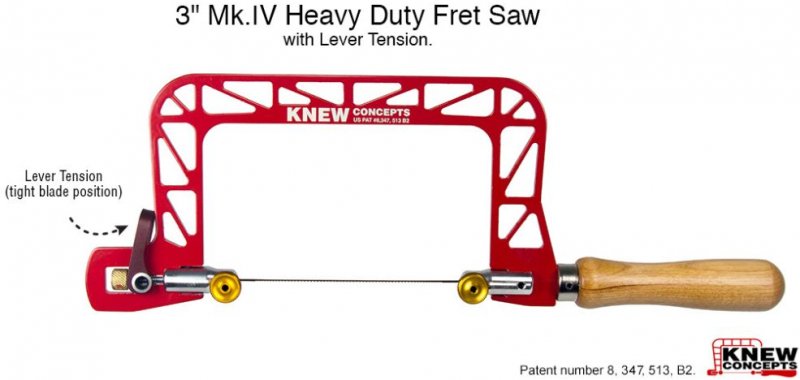 Knew Concepts Knew Concepts Mk.IV Heavy Duty Fret Saw with Lever Tension